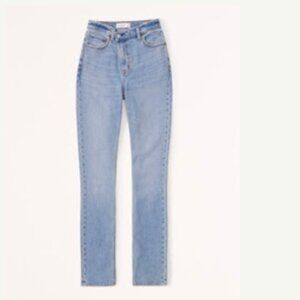 Abercrombie Ultra High Rise 90 Slim Straight Jean